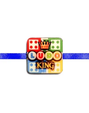 Ludo King Magnet Rakhi for Brother Kids Multi Colour & Re - Usable by Removing String As A Magnet On Fridge & Other Metal Item with Free Rolli Chawal