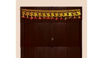 Evento Trading Swastika Toran for Entrance Door Bandhanwar for Main Door Decoration Items Hanging Diwali Toran for Gift Size 3 Feet (36 Inch) (Swastika Toran)